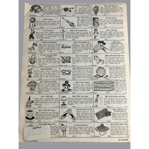 Vintage 1966 Christmas Styrofoam Projects Booklet - Picture 15 of 16